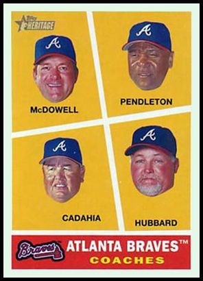 464 Roger McDowell Terry Pendleton Chino Cadahia Glenn Hubbard CO, SP